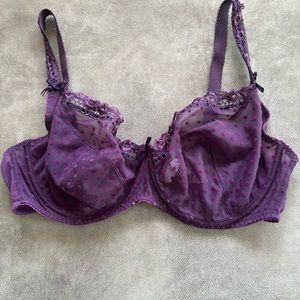 Curvy Kate Princess Purple Balcony Bra 36 G